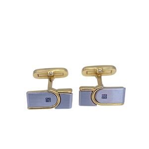 Givenchy Authentic Gold-Tone and Silver-Tone Cufflinks